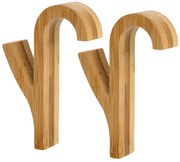 Bambusowe haczyki na grzejnik, 2 szt.