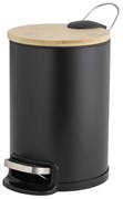 Kosz na śmieci z cichym domykaniem, bambus, 3 l, MOBELLE