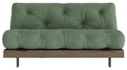 Zielona rozkładana sofa 160 cm Roots – Karup Design