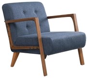 Fotel PUKI niebieski