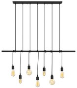 Czarna metalowa lampa wisząca Opviq lights Vincent