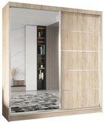 Szafa przesuwna - Marco 200 cm, dąb sonoma