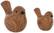 Ceramiczne ptaki dekoracyjne, 2 szt.
