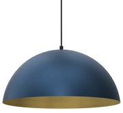 Lampa wisząca BETA NAVY BLUE/GOLD 1xE27 45cm, granatowa, złota pojedyncza