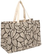 Torba shopper, bawełniana z nadrukiem, 50 x 24 x 35 cm