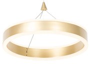 Lampa wisząca mosiężna 30 cm z LED 3-stopniowy ściemniacz - Lyani