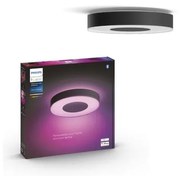 Philips Hue LED RGB ściemnialna lampa sufitowa, LED/52,5 W/230 V, śr. 425 mm, czarna