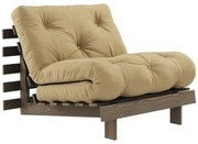 Musztardowobeżowy fotel Roots – Karup Design