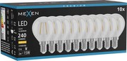 Mexen Vintis 10x żarówka filament LED E14, G45, 2W, Ciepła - 2700K, 240 lm, clear - L156-E14-0227-00x10