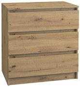 Nowoczesna Komoda Z 3 Szufladami T4-F76