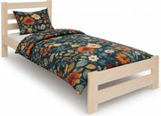 Skandynawskie sosnowe łóżko do sypialni 100x200 A9-N81