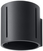 Nowoczesny kinkiet tuba czarny R6-S41