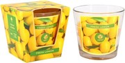 Arome Świeczka zapachowa w szkle Fresh Lemon, 120 g