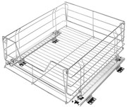 Metalowy koszyk pod blat kuchenny, ORGANIZER na przybory kuchenne