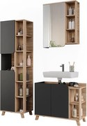 Zestaw mebli łazienkowych sonoma/antracyt 80x35x65 karen