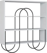 Nowoczesna komoda – 96 x 99 x 25,5 cm – Biała – MDF