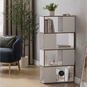 Dzielnik pokoju biały/dąb 60x24x124.5 eneos