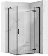 Kabina Prysznicowa REA Hugo Czarna 100x90