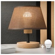 Brilagi - LED Lampa stołowa ANTHONY 1xE14/40W/230V dąb/brązowy