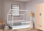 Łóżko dziecięce "Paloma" z szufladą - 90 x 190 cm - Biały