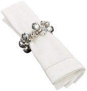 Obrączka na serwetki z dzwoneczkami, 2 sztuki