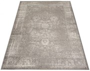 Ciemnoszary dywan prostokątny do salonu Biały połysk B3-E42