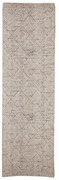 Kremowy chodnik z mieszanki bawełny 75x245 cm Saxo – Bloomingville
