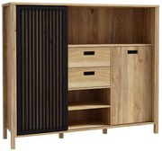 Stojący nowoczesny regał na nóżkach C2-R65