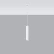 Lampa wisząca LAGOS 1 biała SOLLUX  LIGHTING