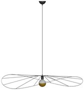Czarna industrialna lampa wisząca druciana 140 cm Z9-G36