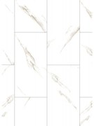 Mexen River White próbka paneli winylowych SPC 6,5 mm, podkład IXPE 1,5 mm, 4 V-Fuga, Jazz White - F1150-S