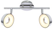 Lampa sufitowa LED w kolorze srebra z połyskiem 31x10 cm Isla – Candellux Lighting