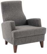 Fotel Kana Bergere Dark Grey