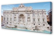 Obraz na płótnie Rzym Fontanna katedra