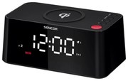 Sencor SDC 7600 Qi zegar z ładowarką, czarny