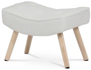 Podnóżek Bouclé WT2, biały