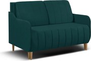 Sofa kanapa 2 os z funkcją spania BEST Turkusowy