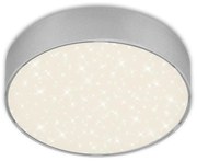 Briloner 7072-414 -LED Plafon STAR SKY LED/11W/230V śr. 15 cm srebrny