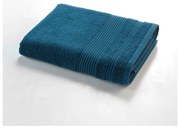 Ciemnoniebieski bawełniany ręcznik kąpielowy frotte 70x130 cm Tendresse – douceur d'intérieur