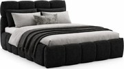 Czarne tapicerowane łóżko chmurka 5 rozmiarów M4-M15