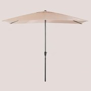 Parasol 200x300 Cm Z Tkaniny I Aluminium Itzal Lekki Róż Do Makijażu - Sklum