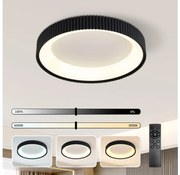 Brilagi - Ściemnialny plafon sufitowy LED FALCON MODERN LED/54W/230V 60 cm czarny +DO