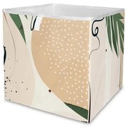 Beżowe pudełko z mikrowłókna Butter Kings Abstract Dark, 32 l