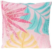 Poduszka Leaf niebieski, 45 x 45 cm