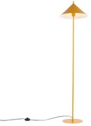 Designerska lampa podłogowa żółta - TriangoloDesignerski Oswietlenie wewnetrzne