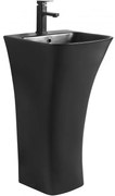Mexen Nel umywalka wolnostojąca 45 x 44 cm, czarna mat - 26134570