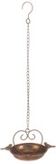 Wisząca metalowa poidło Romance, 15 x 15 x 12 cm,kolor miedziany