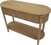 Stolik Konsolowy VKH758, Brązowy, 110x40x80 cm, Kendra Home