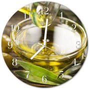 Zegar ścienny okrągły Oliwa z oliwek