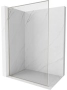 Mexen Kioto-XF L ścianka prysznicowa Walk-in z ramką 60 x 202 cm, transparent 10 mm, nikiel szczotkowany - 800-060-174-97-00-XF